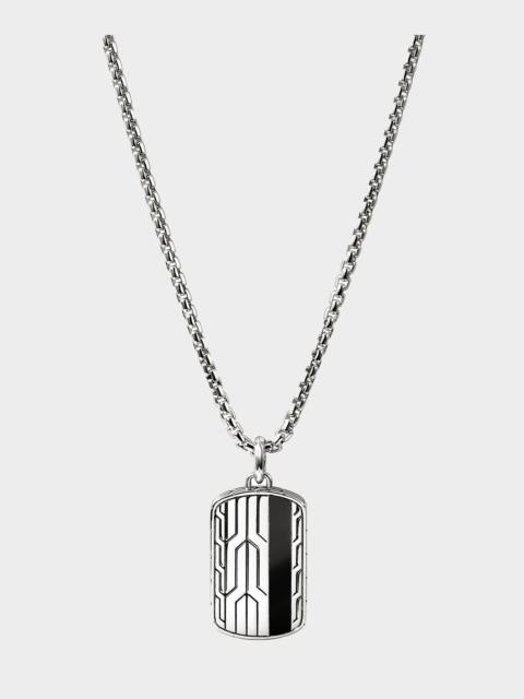 JOHN HARDY John Hardy Sterling Silver Icon 50 Pendant Necklace