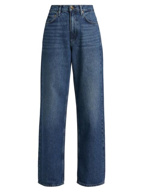 rag & bone Women's Shea High-Rise Relaxed Straight-Leg Jeans - Adeline