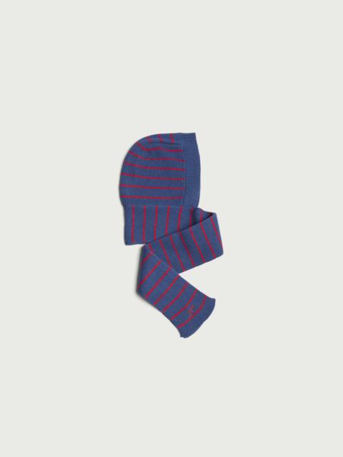 DAMSON MADDER. Damson Madder Hooded Scarf