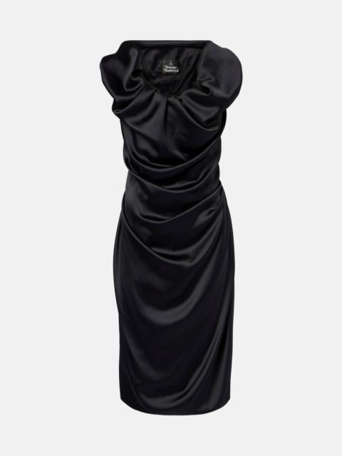 Vivienne Westwood Rill draped midi dress