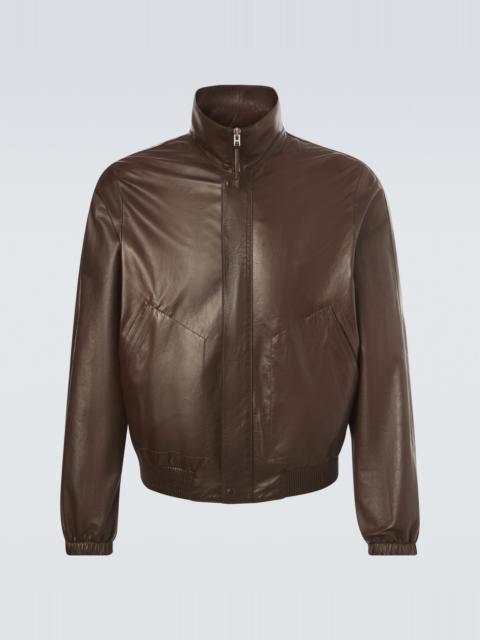TOM FORD Leather blouson jacket