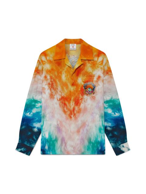 CASABLANCA Surf Trip Long Sleeve Silk Shirt| Casablanca Paris