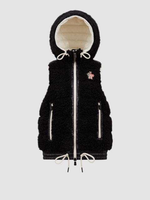 Moncler Padded Teddy Zip-Up Vest