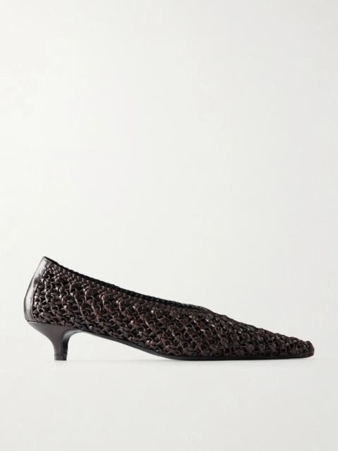 TOTEME Woven Leather Pumps