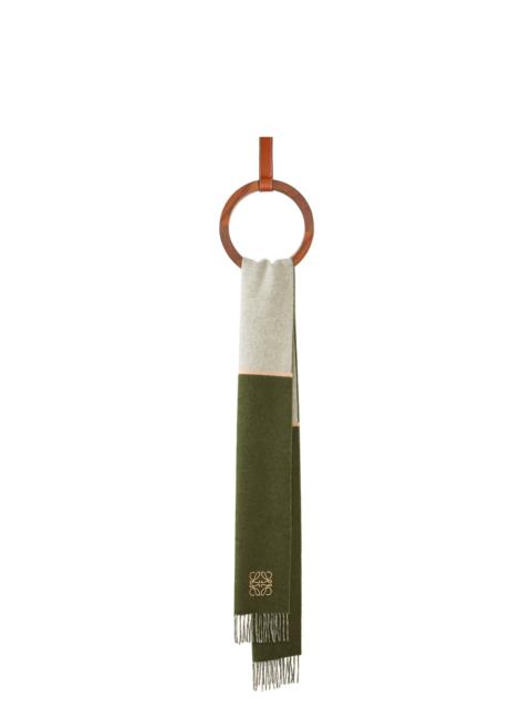 Loewe Window scarf in wool and cashmere