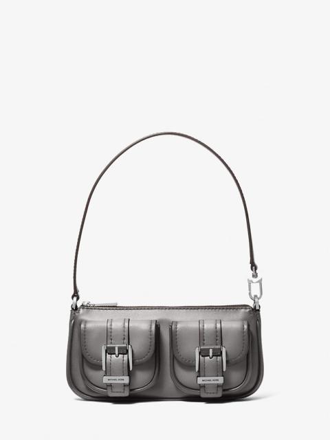 MICHAEL KORS Zoe Small Burnished Leather Pochette