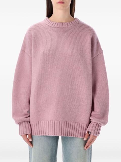 extreme cashmere long-sleeve crew-neck sweater