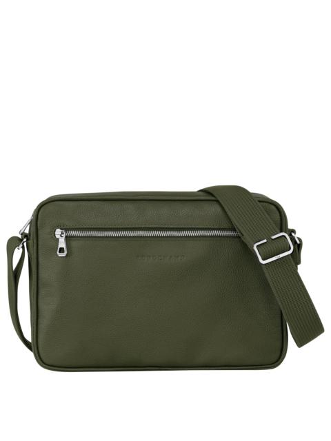 Longchamp Le Foulonné M Camera bag Khaki - Leather