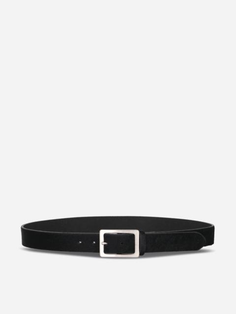 NEIGHBORHOOD Hair-On Leather Belt Black