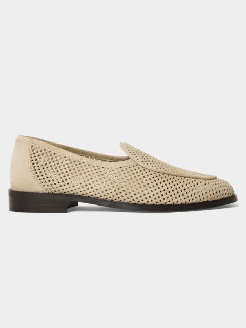 Jacques Solovière Jacques Solovière Suede Fishnet Loafer