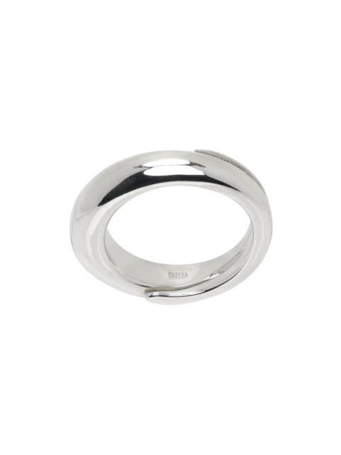 Silver Small Winding Ring