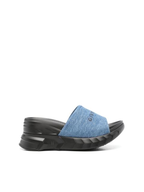 Givenchy Marshmallow denim platform sandals