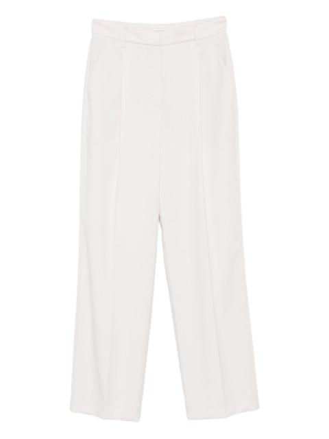 pleated-front trousers