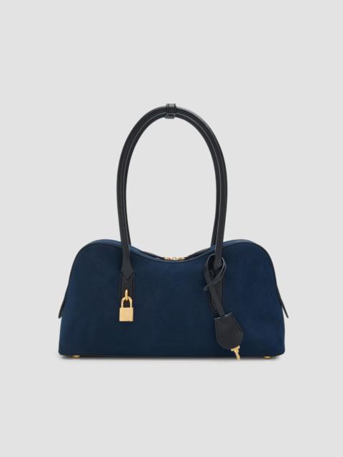 Stella McCartney Women's Stella Ryder Suede Top Handle Bag - Navy