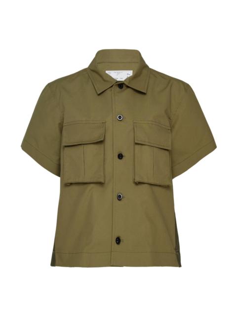 sacai Cotton Weather Short Sleeve Shirt
