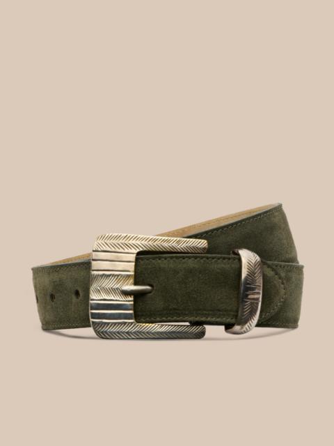 L'AGENCE Aya Suede Belt