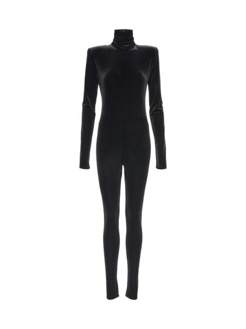 ALEXANDRE VAUTHIER Turtleneck velvet jumpsuit