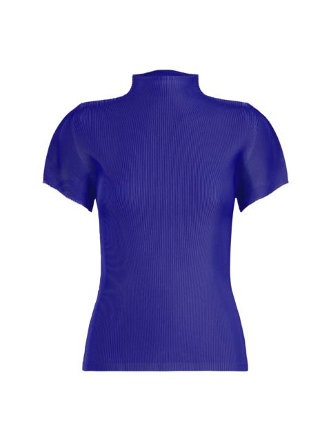国内買付 PLEATS PLEASE ISSEY MIYAKE MIST JULY Pleats Please Issey Miyake Mist July Top in Dark Blue