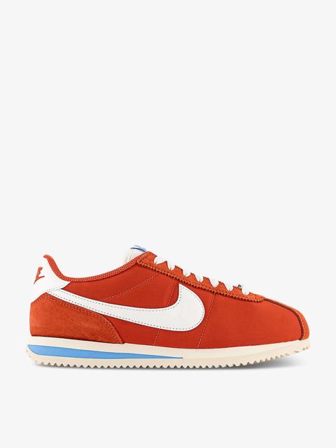 Cortez Swoosh-logo leather low-top trainers
