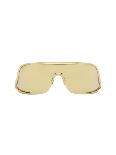 Loewe Gold Shield Mask Sunglasses