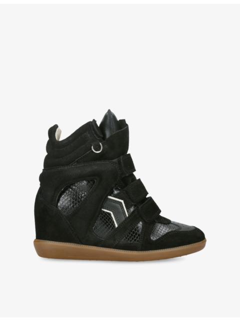 Isabel Marant Bekett Suede and Leather Trainers