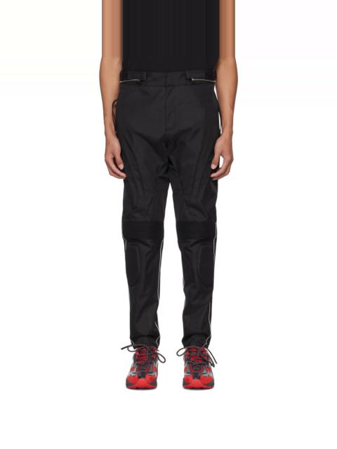 Kanghyuk Black Lock Stitched Trousers