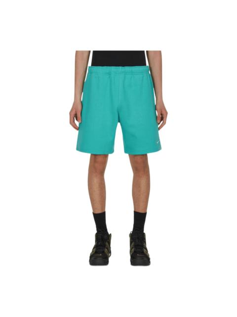 Nike Men's Nike Special Project Solo Swoosh Solid Color Logo Embroidered Straight Shorts Blue Green DV305