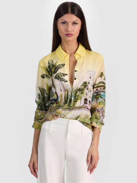 Alice + Olivia WILLA SILK BLOUSE