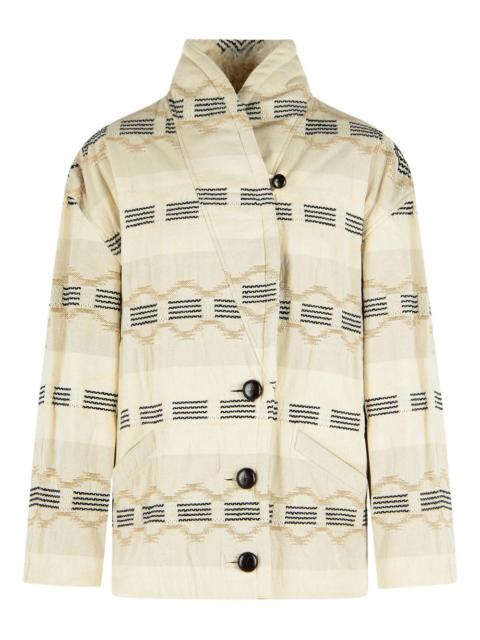 Isabel Marant Quayla raised-neck pattern jacket