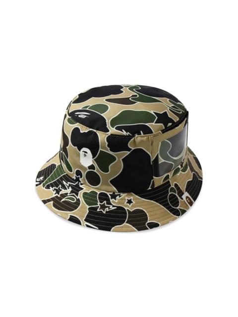 BAPE Sta Camo Pocket Bucket Hat 'Yellow'