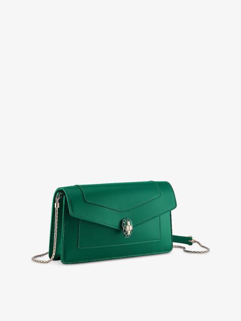 BVLGARI Serpenti Forever Chain Leather Pochette