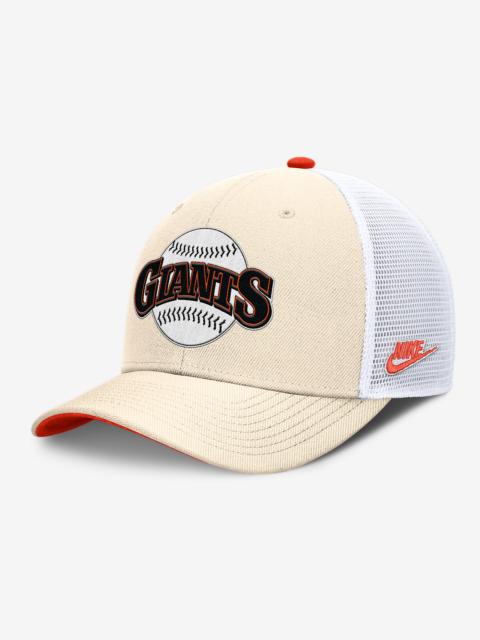 Nike San Francisco Giants Cooperstown Rise Men's Nike Dri-FIT MLB Trucker Adjustable Hat