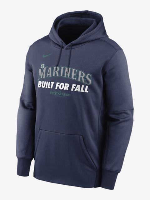 Nike Seattle Mariners 2025 Postseason Authentic Collection Men’s Nike Therma MLB Pullover Hoodie
