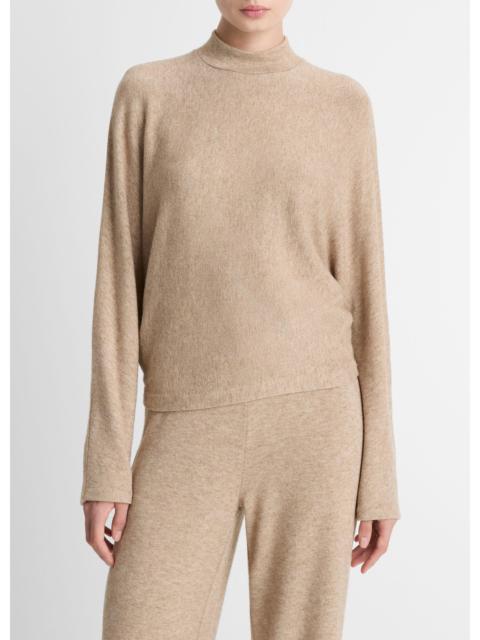 Vince Cozy Dolman-Sleeve Mock-Neck Top