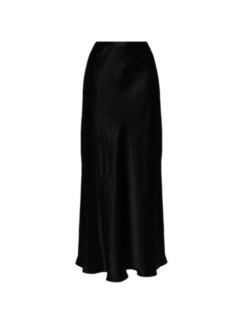 Vince satin maxi skirt