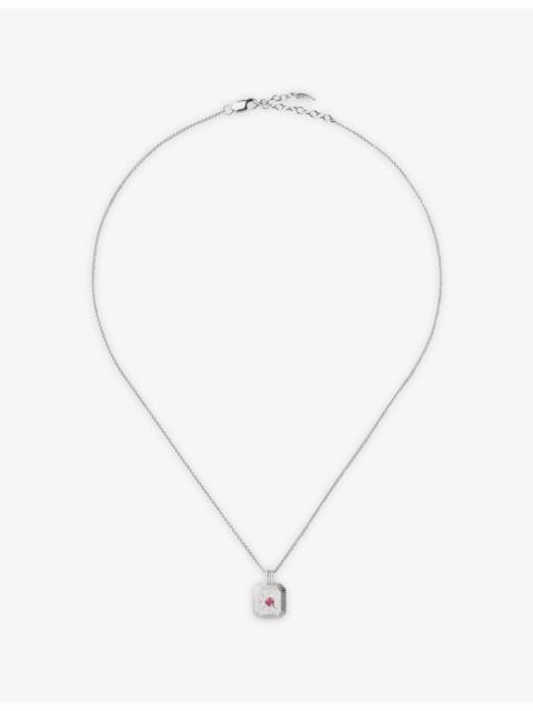 MISSOMA July Birthstone Sterling-Silver And Crystal Pendant Necklace