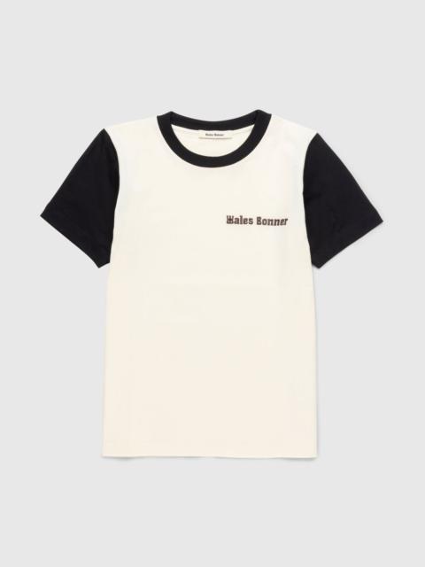 WALES BONNER Wales Bonner – Morning Tee Black/Ivory