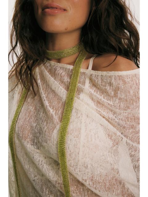 FREE PEOPLE Lola Embellished Skinny Scarf