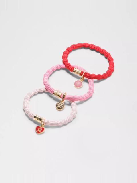 lululemon Charm Hair Ties *3 Pack