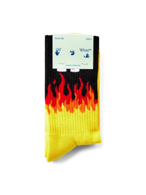 Off-White FLAMES SOCKS SN99
