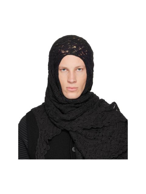 ISSEY MIYAKE Black Branches & Leaves May Scarf
