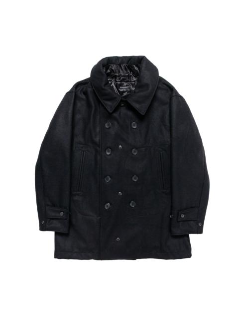 Engineered Garments Fireman Jacket Black 24oz Wool Melton