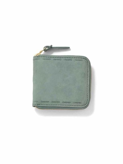 SUEDE BI-FOLD WALLET GREEN