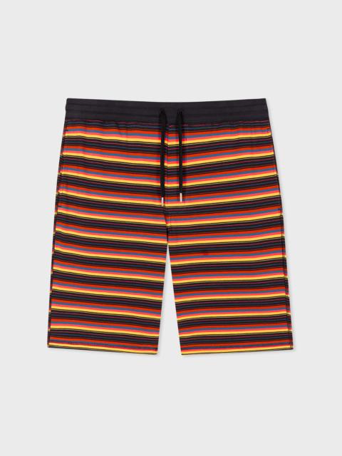 Paul Smith 'Artist Stripe' Jersey Lounge Shorts