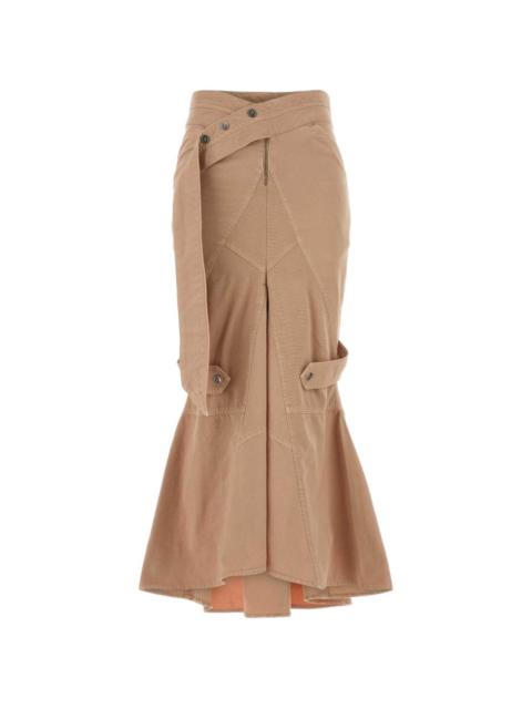 Blumarine panelled fishtail skirt