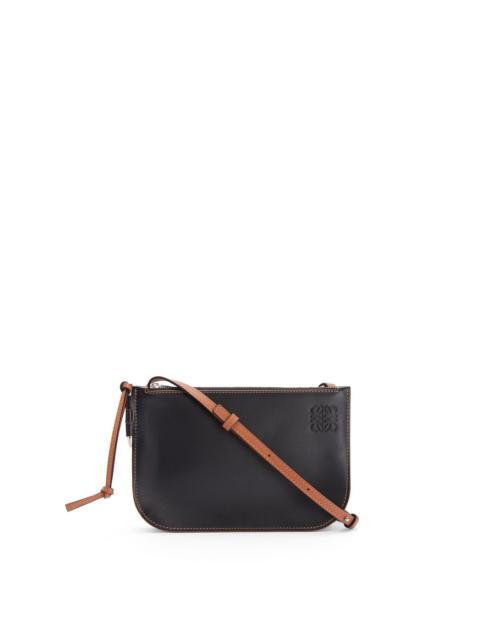 Loewe Gate double zip pouch in soft calfskin