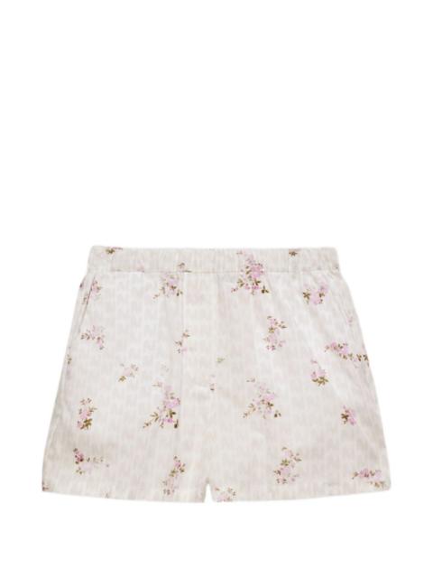 MSGM floral-print shorts