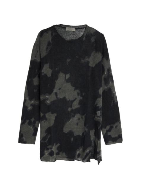 Yohji Yamamoto front-slit jumper