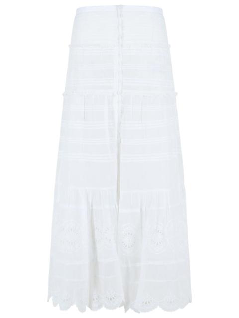 Isabel Marant Étoile Isabel Marant Étoile 'Paoline' White Cotton Skirt