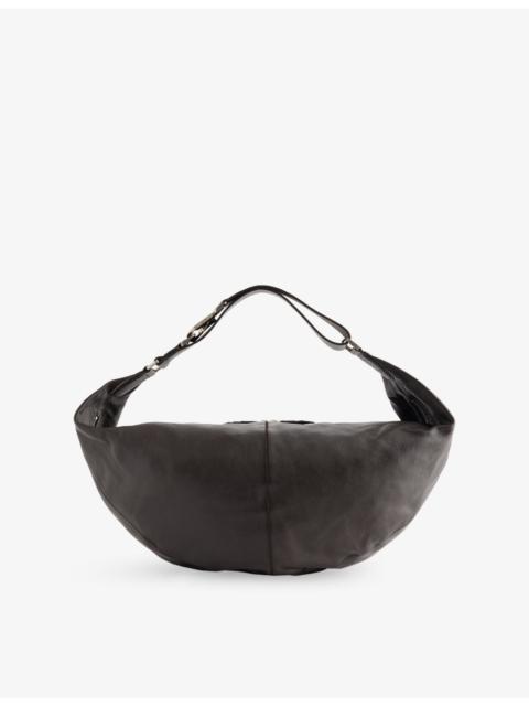 Lemaire Large Quiver Clip Grained-Leather Shoulder Bag